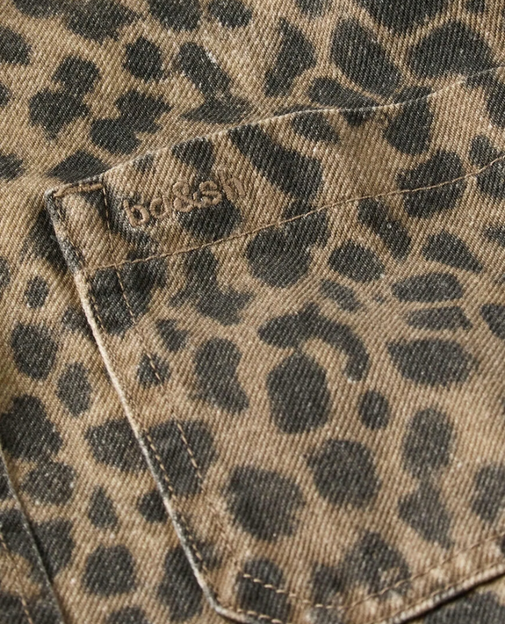 Ba&sh Timotee Beige Leopard Jacket
