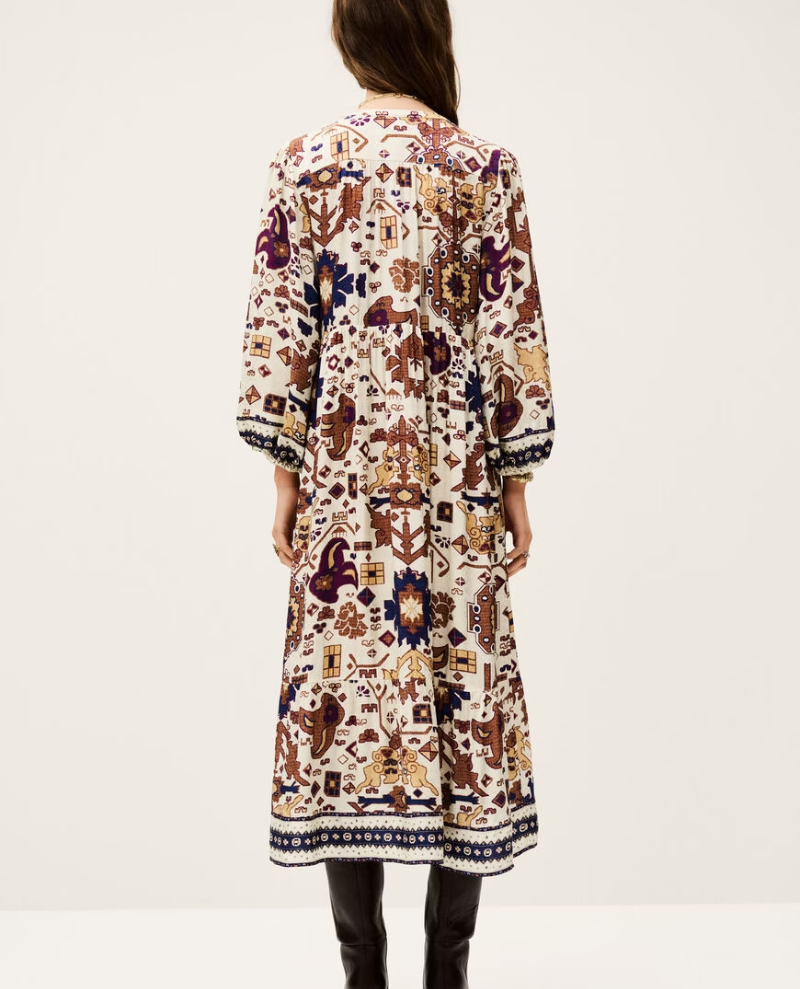 Ba&sh Valley Ecru Midi Dress