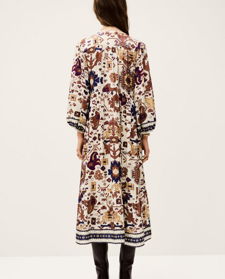 Ba&sh Valley Ecru Midi Dress