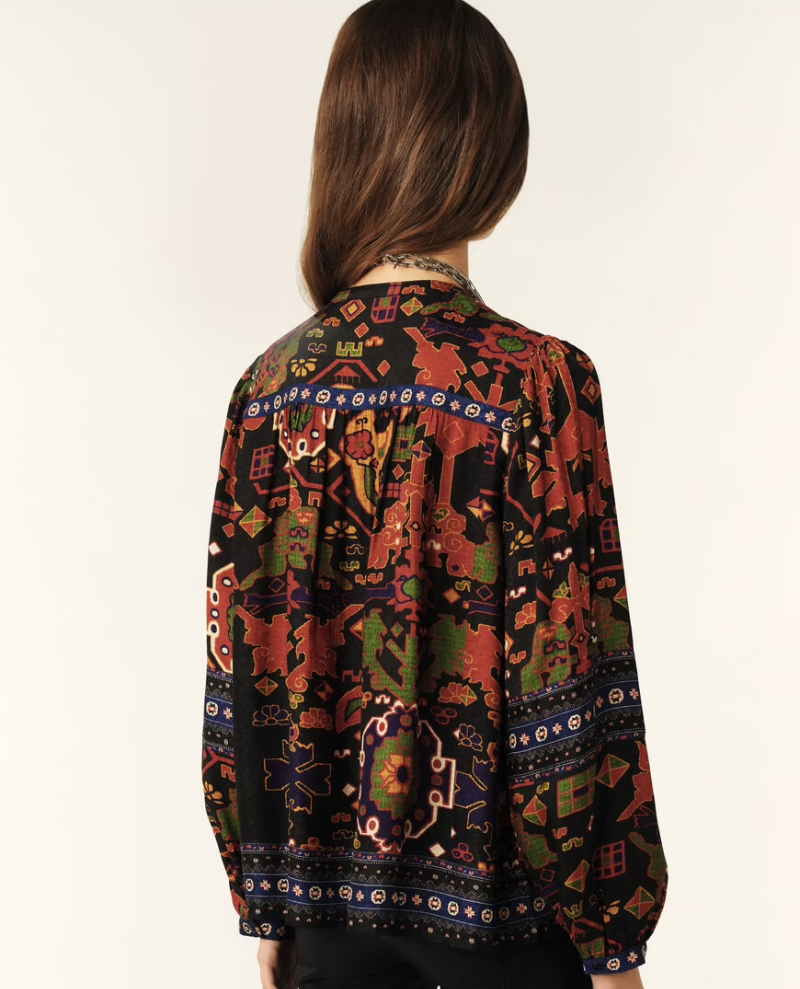 Ba&sh Verone Paisley Print Blouse