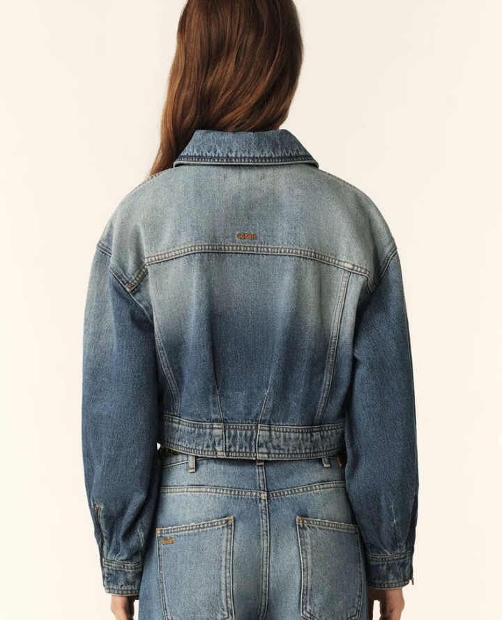 Ba&sh Vinciane Blue Denim Jacket