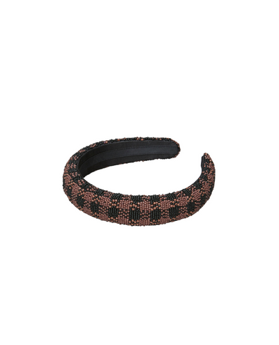 Beck Sondergaard Gingham Acorn Brown Hairband