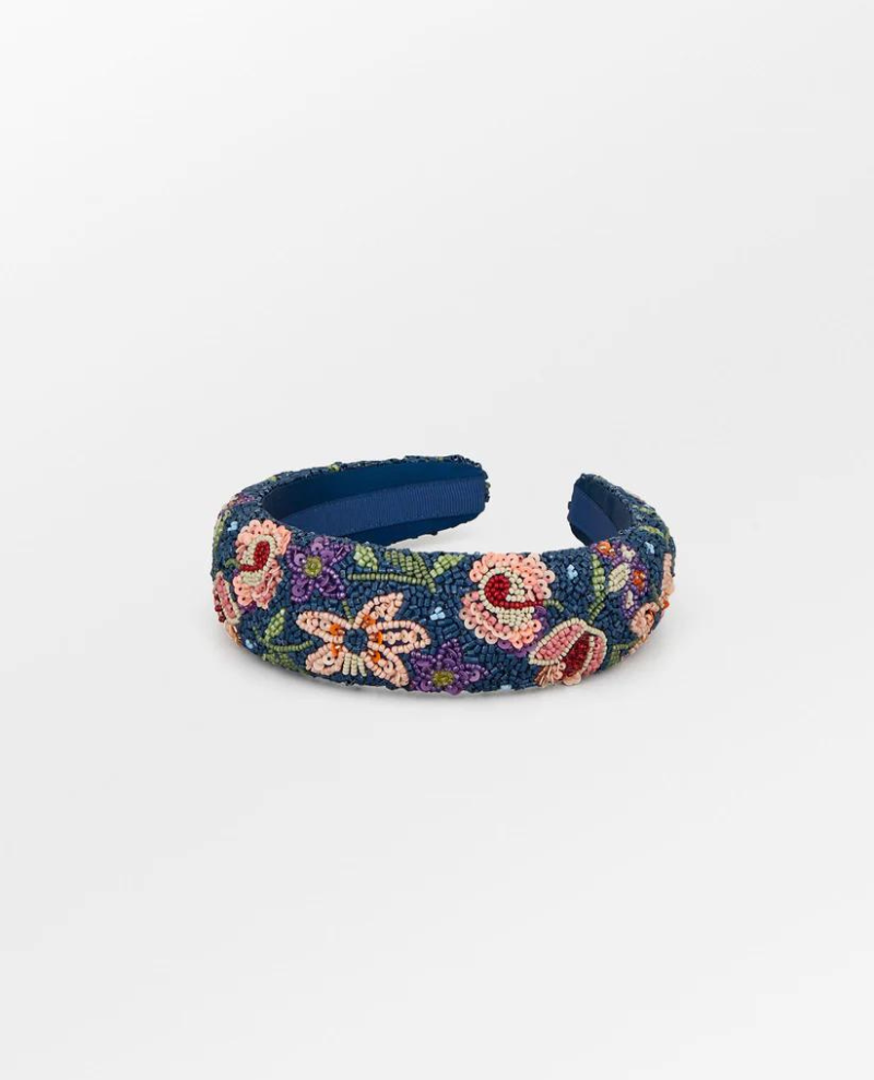 Beck Sondergaard Primula Wide Legion Blue Hairband