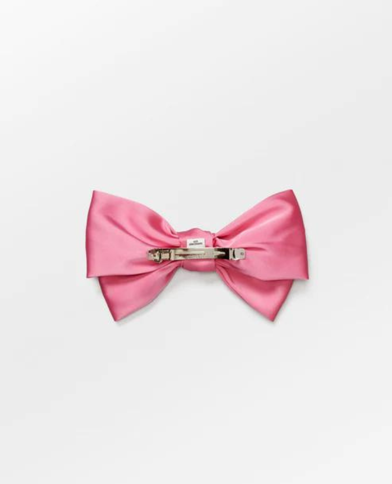 Beck Sondergaard Satin Hot Pink Big Bow Clip