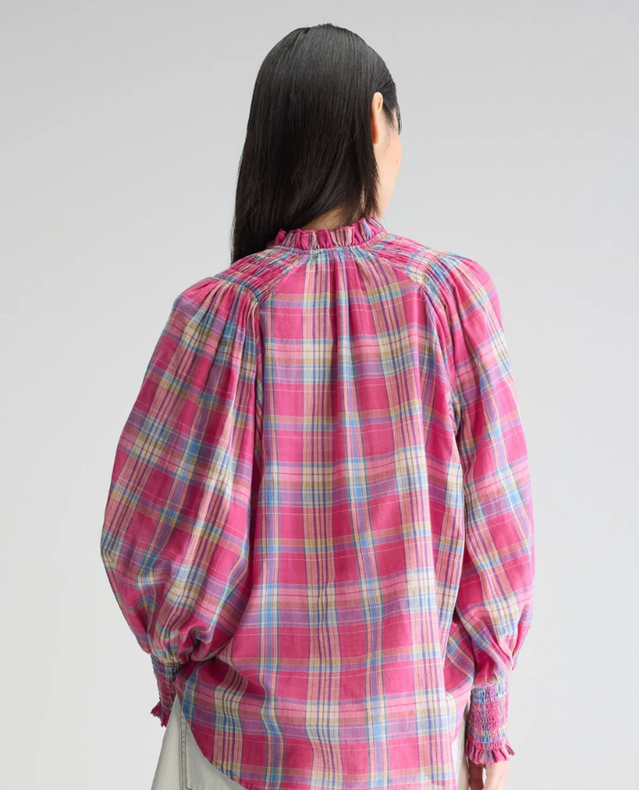 Bellerose Cassis Red Check Blouse