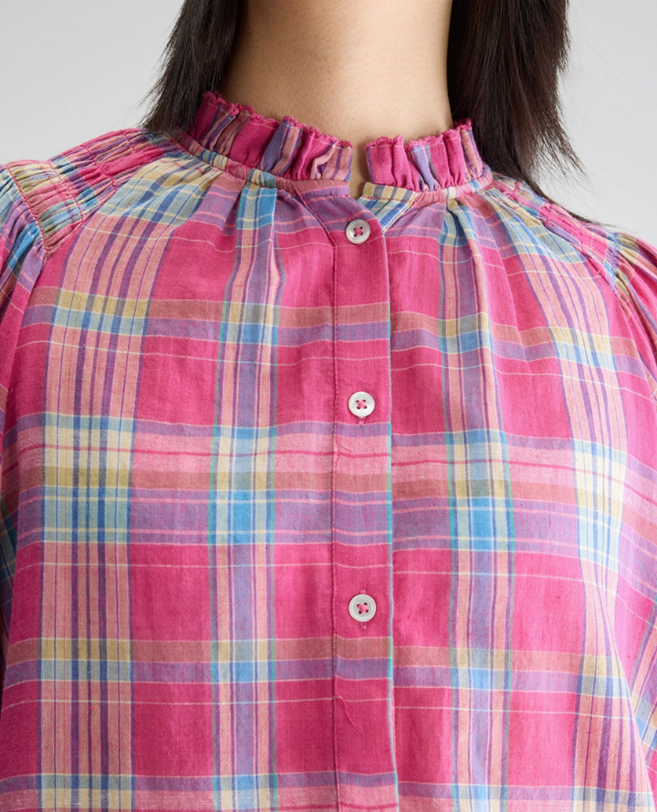 Bellerose Cassis Red Check Blouse