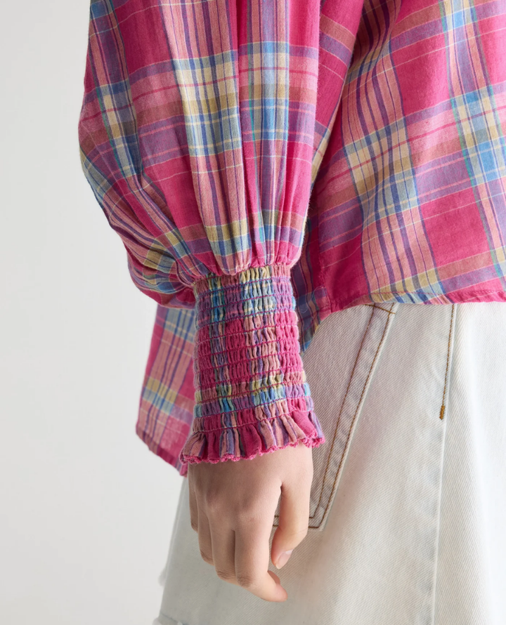 Bellerose Cassis Red Check Blouse