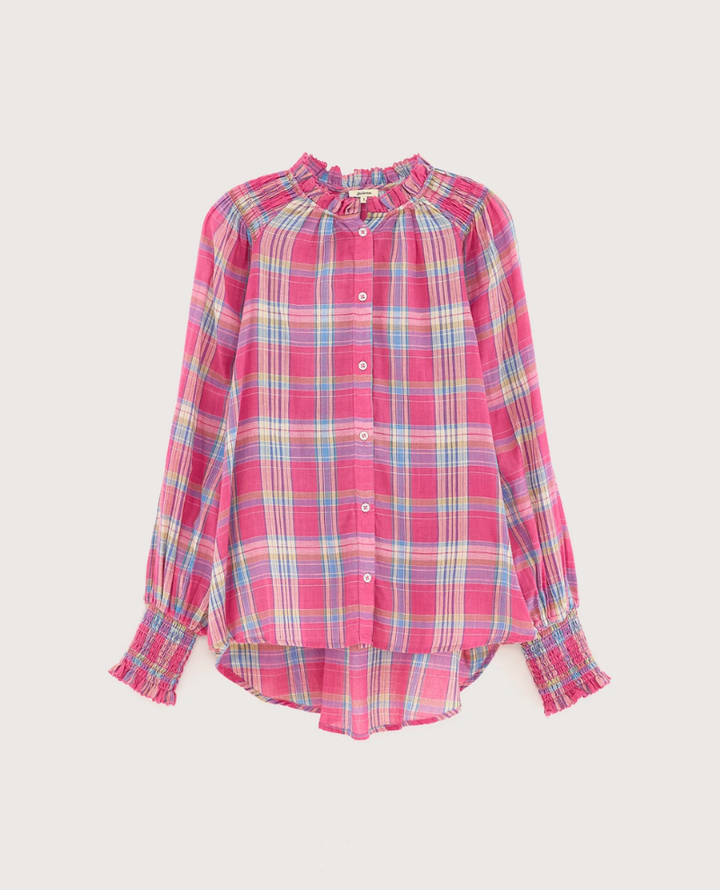 Bellerose Cassis Red Check Blouse