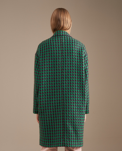 Bellerose Claire Green Check Coat