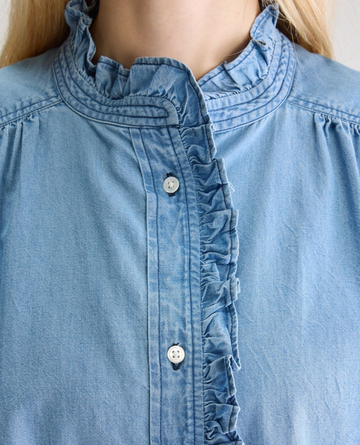 Bellerose Coyote Chambray Blouse
