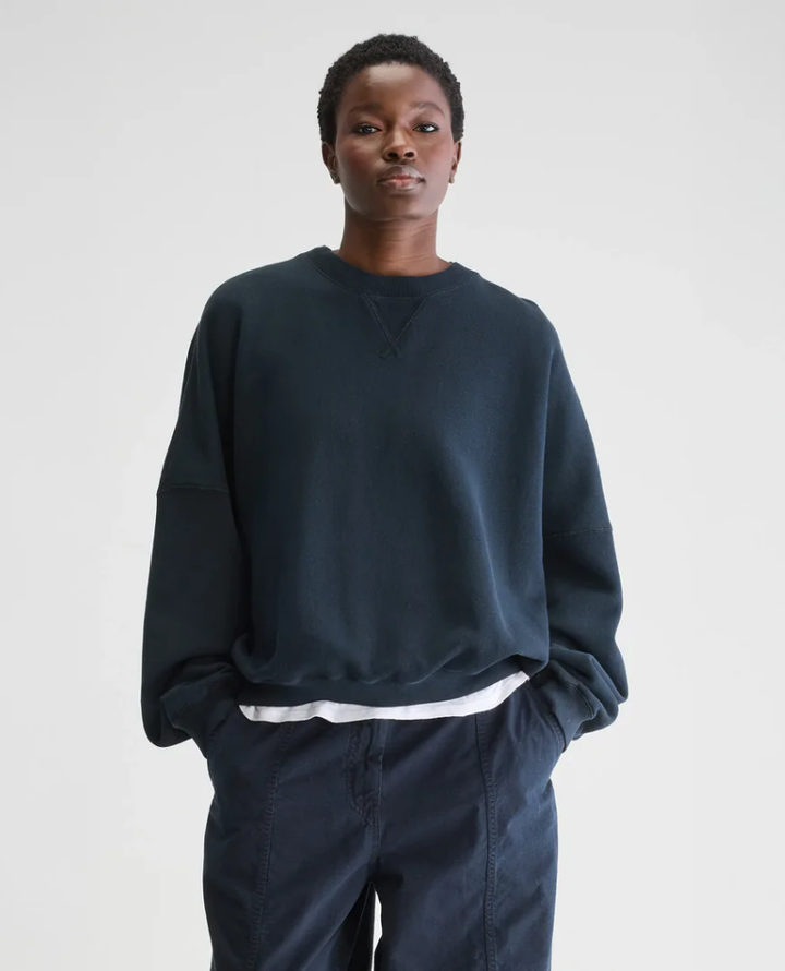 Bellerose Flipo America Blue Sweatshirt