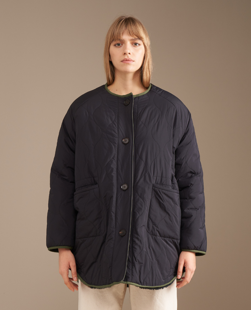 Bellerose Hamon Black Reversible Jacket