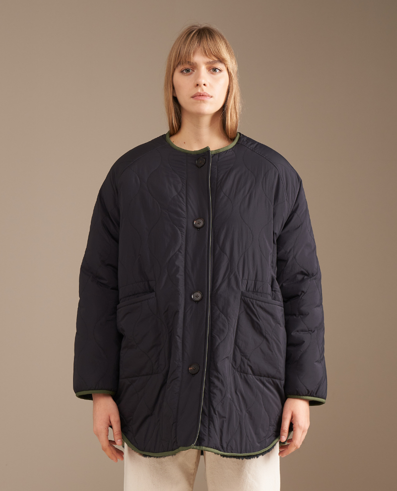 Bellerose Hamon Black Reversible Jacket