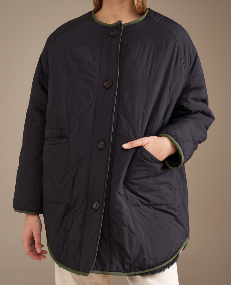 Bellerose Hamon Black Reversible Jacket