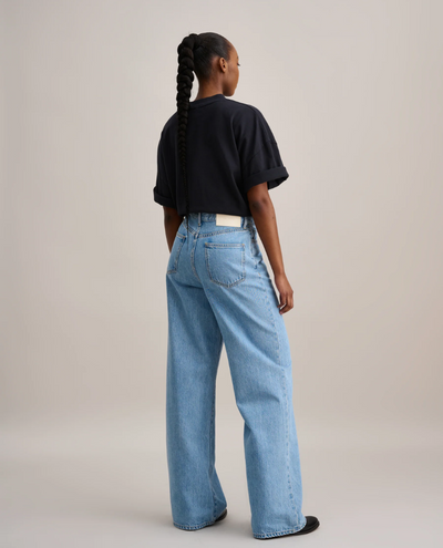 Bellerose Parthe Blue Bleach Wide Leg Jeans