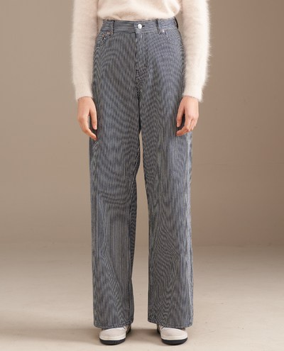 Bellerose Parthe Stone Wash Wide Leg Jeans