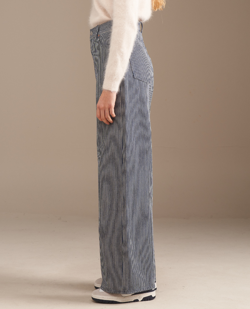 Bellerose Parthe Stone Wash Wide Leg Jeans