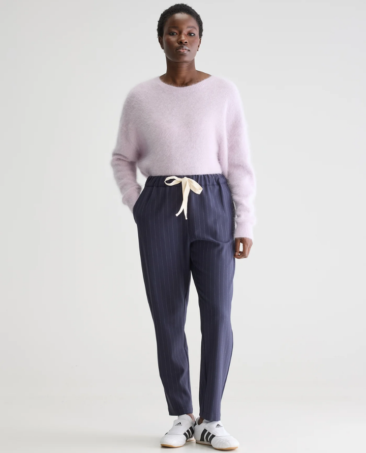 Bellerose Sacha Stripe Cropped Trousers