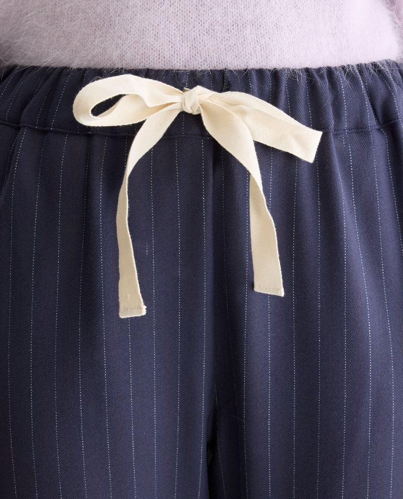 Bellerose Sacha Stripe Cropped Trousers