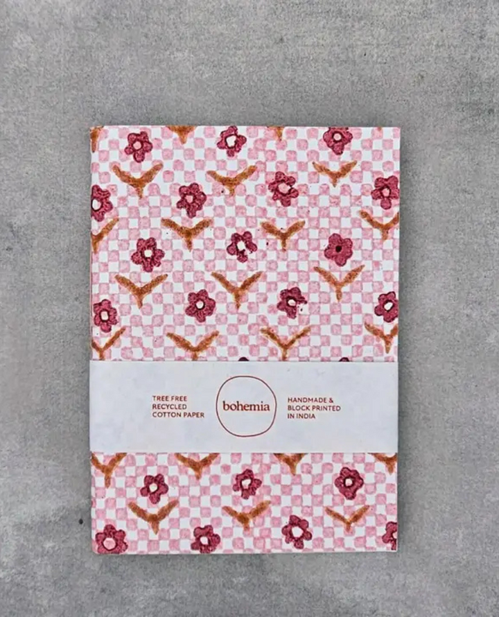 Bohemia Design Daisy Check Large Notebook