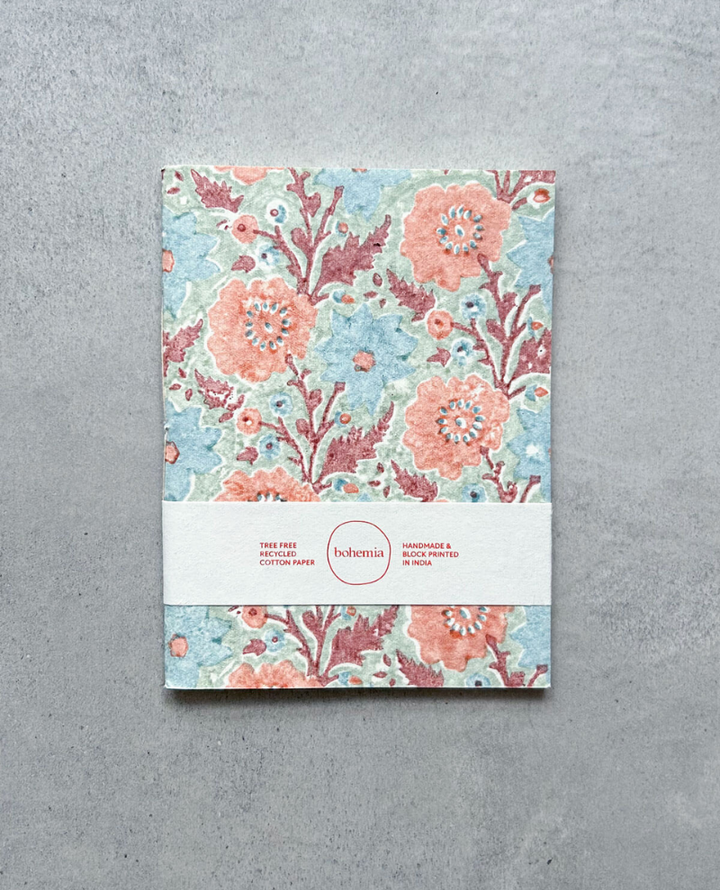 Bohemia Design Floribunda Duck Egg Notebook
