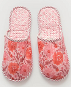 Bohemia Design Vintage Pink Block Print Slippers