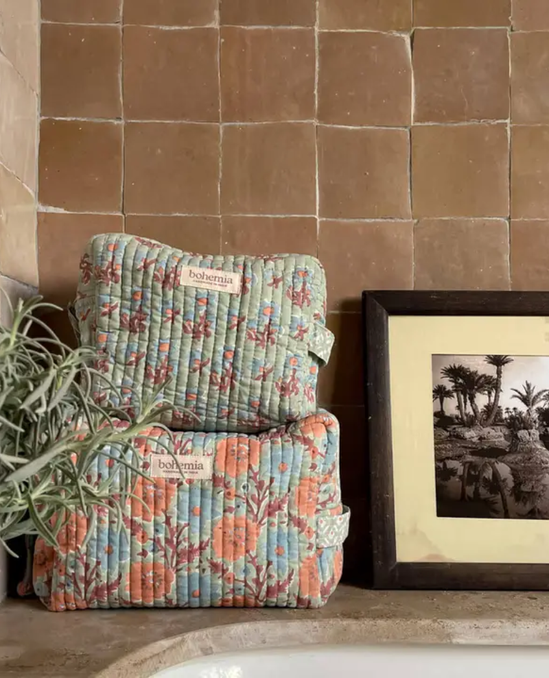 Bohemia Design Floribunda Duck Egg Washbag