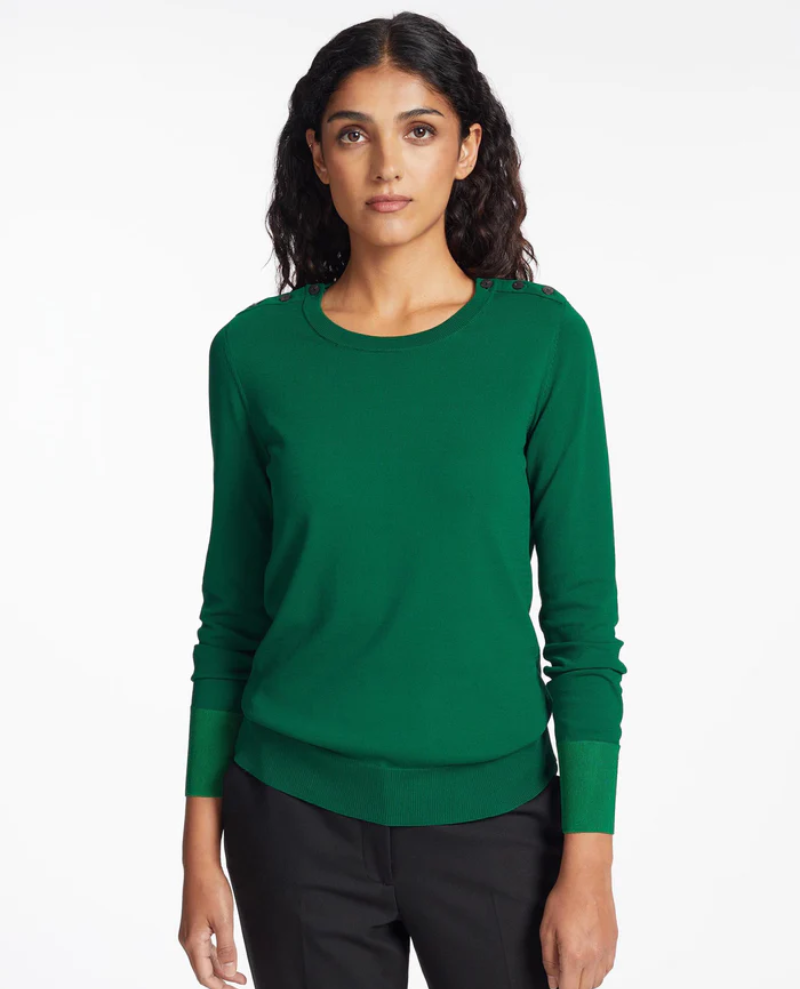 Cefinn Colette Emerald Green Knit