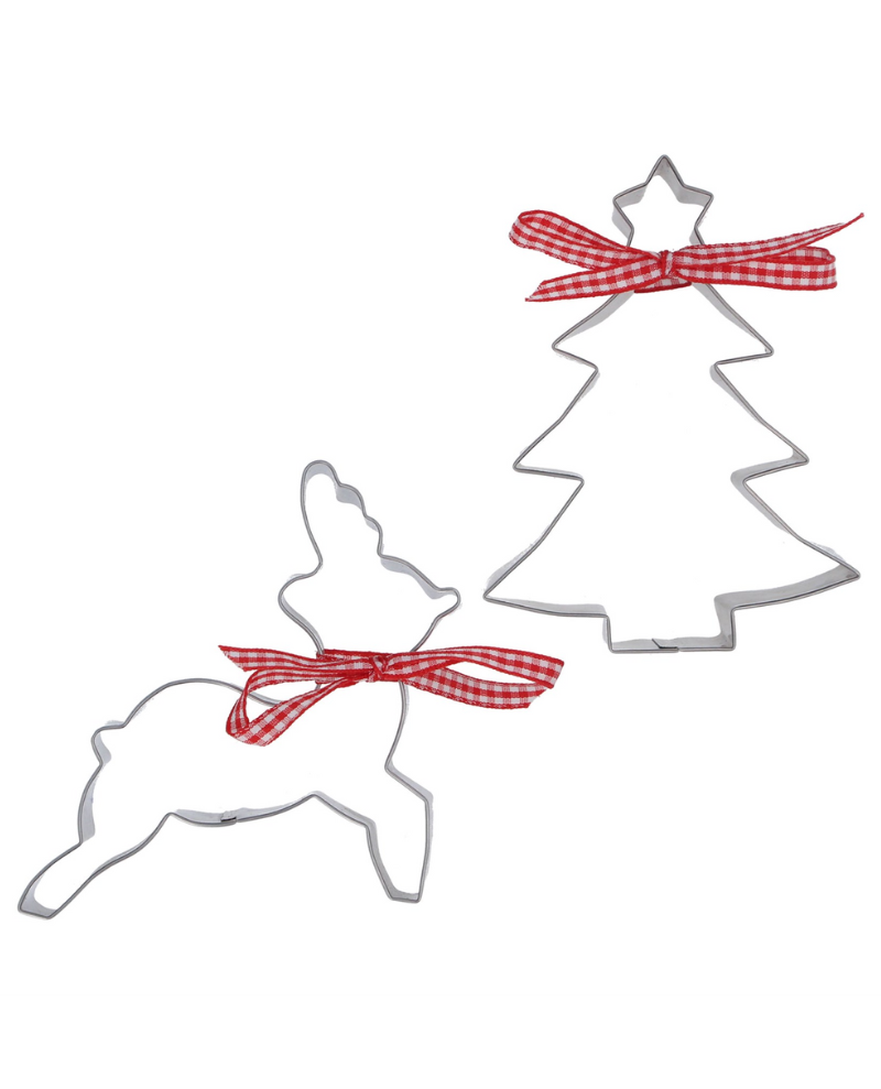 Gisela Graham Metal Tree/Deer Cookie Cutters