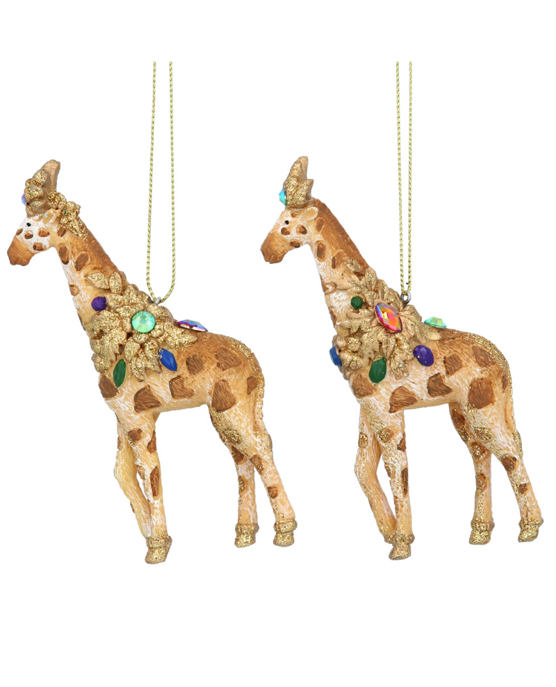 Gisela Graham Resin Giraffe Decoration
