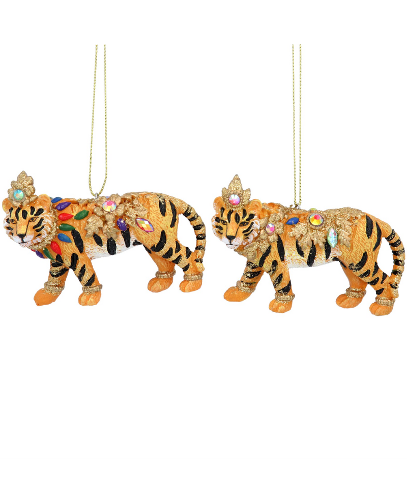 Gisela Graham Resin Tiger Decoration