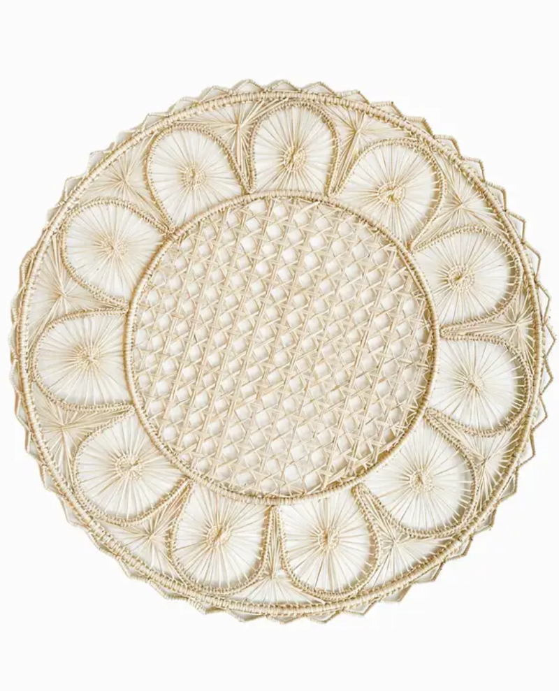 Coro Cora Nube Natural Raffia Placemat