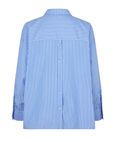 Cras Office Blue Stripe Shirt