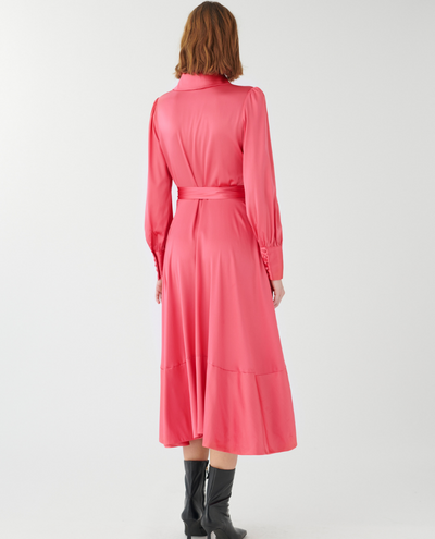 Dea Kudibal Vitah Hot Pink Wrap Dress