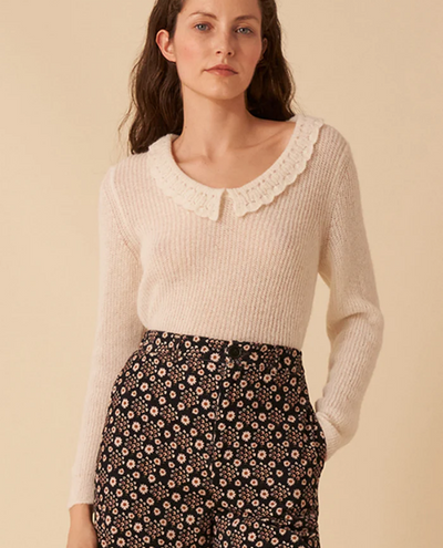 Des Petits Hauts Charlette Ecru Knit