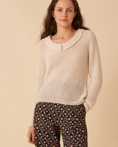 Des Petits Hauts Charlette Ecru Knit