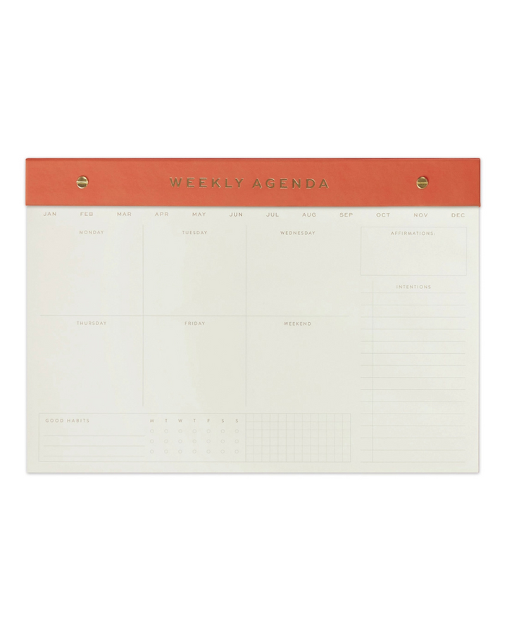 Designworks Collective Chili Weekly Planner Notepad
