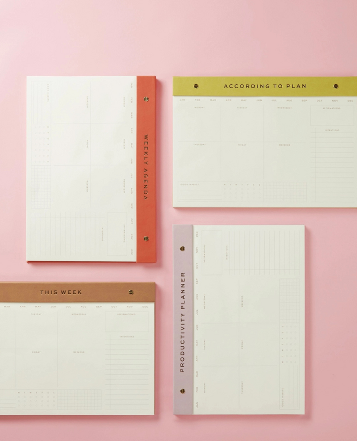 Designworks Collective Chili Weekly Planner Notepad