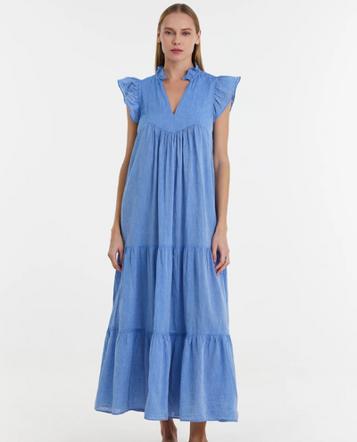 Devotion Twins Eritta Blue Maxi Dress