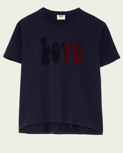 Five Navy Love T-Shirt