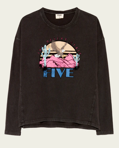 Five Long Sleeve Sour Acid Eagle T-Shirt