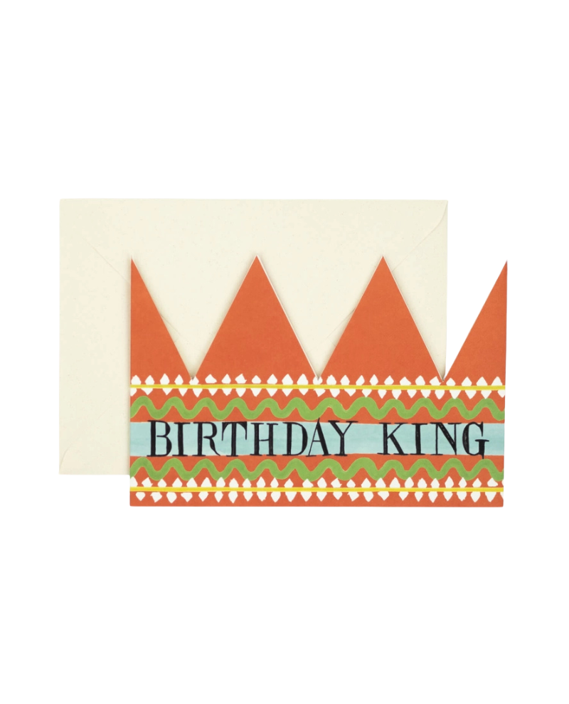 Hadley Birthday King Hat Card
