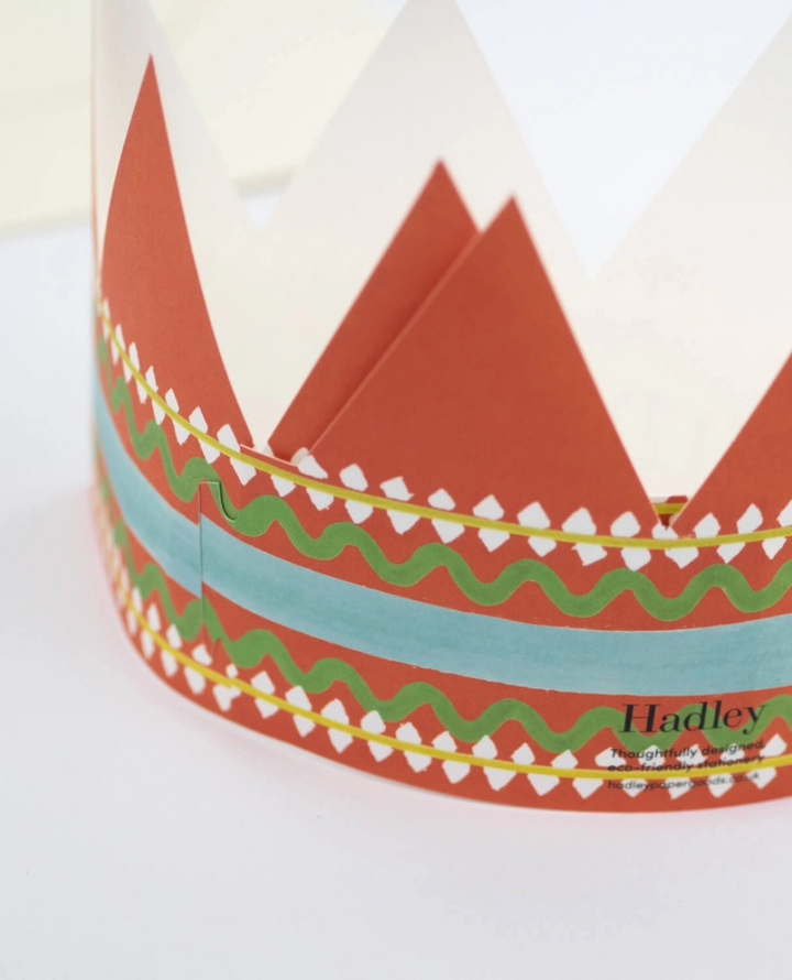 Hadley Birthday King Hat Card