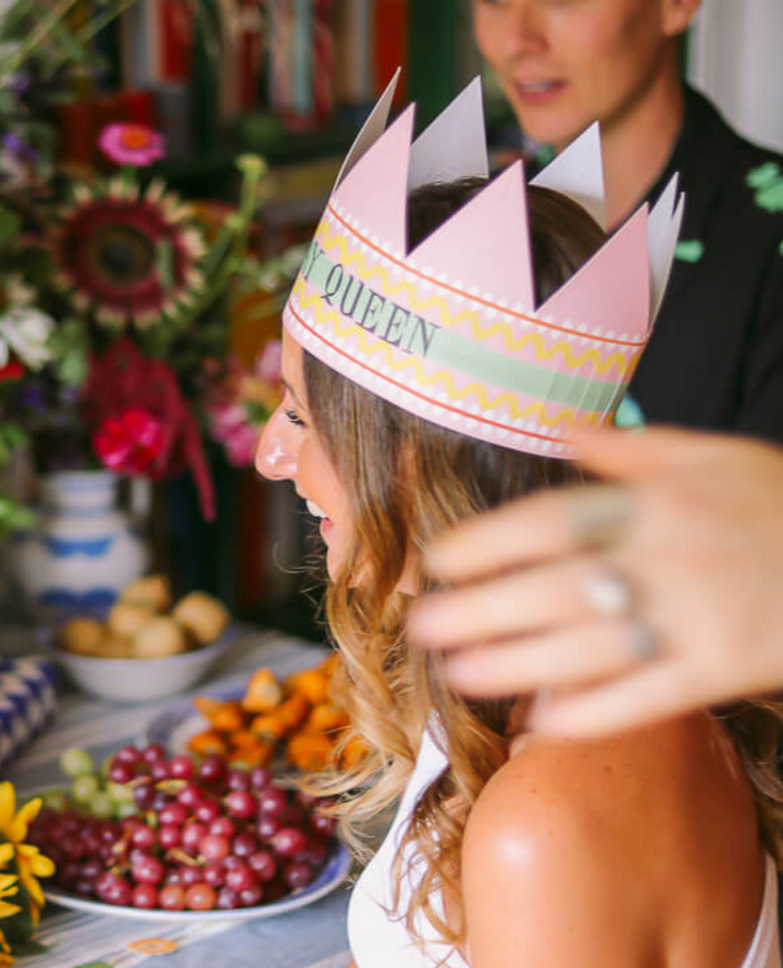 Hadley Birthday Queen Hat Card