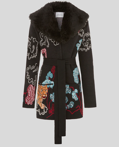 Hayley Menzies Courageous Tiger Short Cardigan
