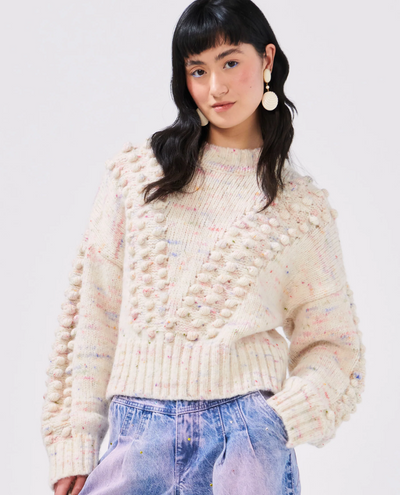 Hayley Menzies Fluffy Clouds Cream Knit