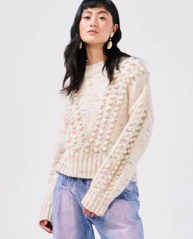 Hayley Menzies Fluffy Clouds Cream Knit