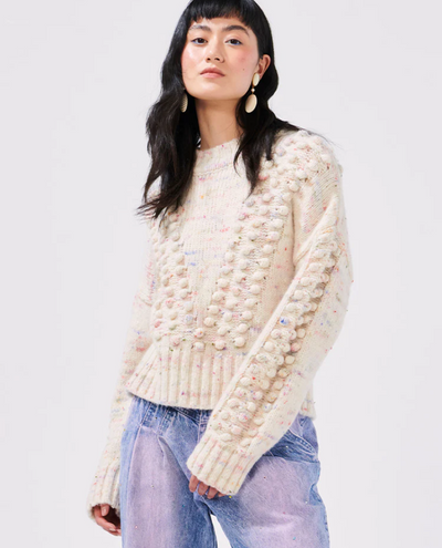 Hayley Menzies Fluffy Clouds Cream Knit