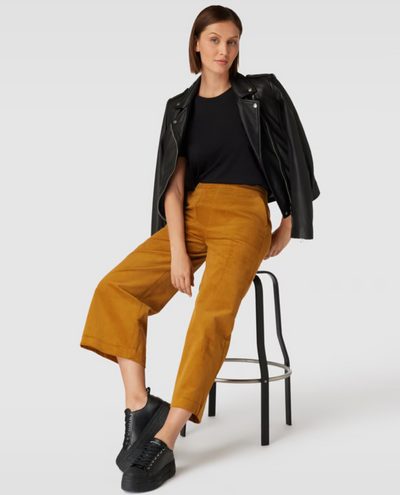 Ichi Cassia Spice Brown Trousers