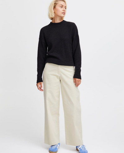 Ichi Cordy Birch Cord Trousers